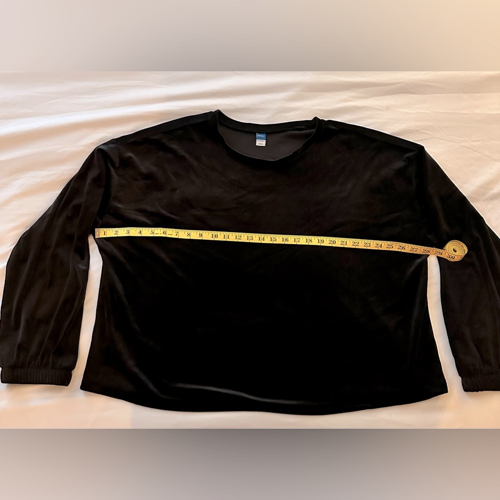 Black Velour Shirt